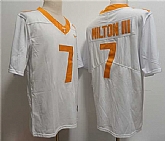 Men's Notre Tennessee Volunteers #7 Joe Milton III White Stitched Jersey,baseball caps,new era cap wholesale,wholesale hats